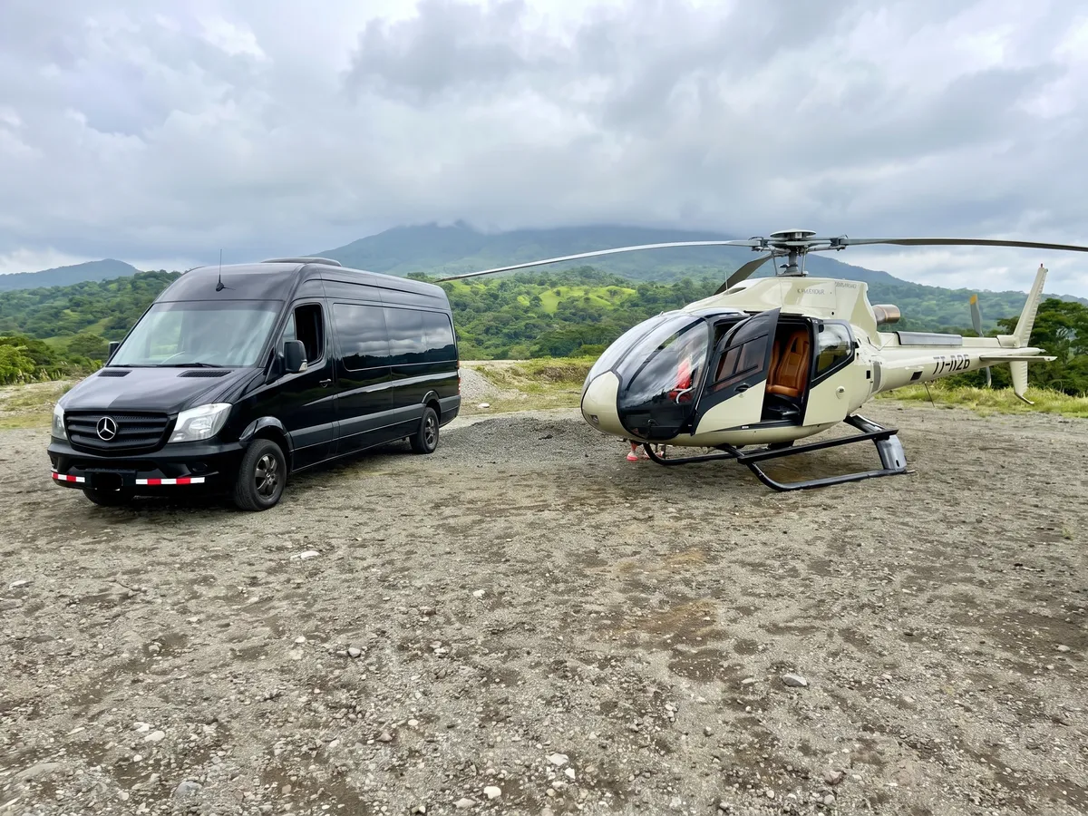 Sprinter · helicopter transfer